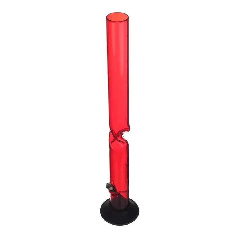 Durable red acrylic bong Moksha