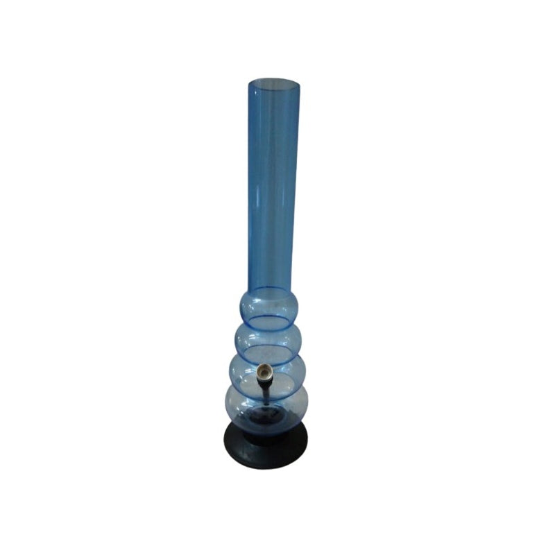 Moksha 16" 4-Bulb Acrylic Waterpipe Bong (40cm, Assorted Colors)