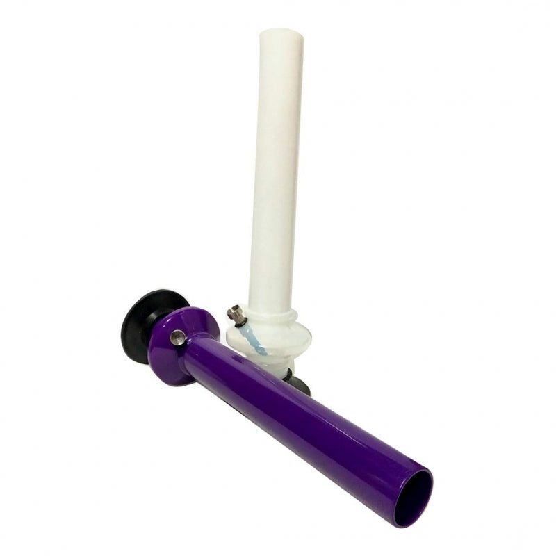 Moksha 16 inch tall acrylic mini disc bulb waterpipe bong