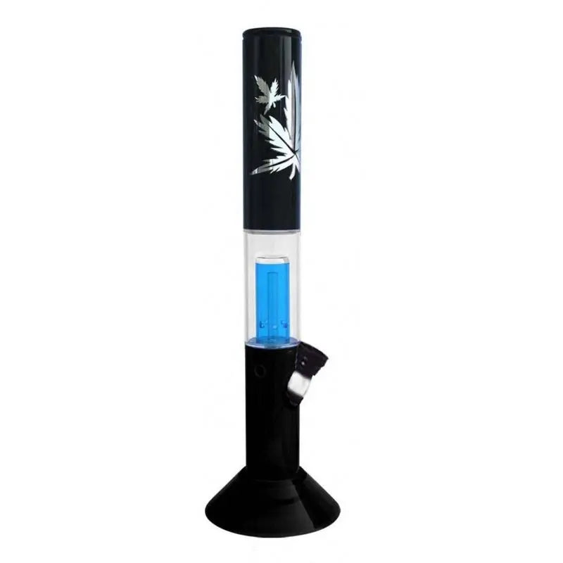 Moksha 16 inch black acrylic water bong