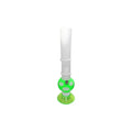 Double chamber acrylic bong with ice catchers by Moksha