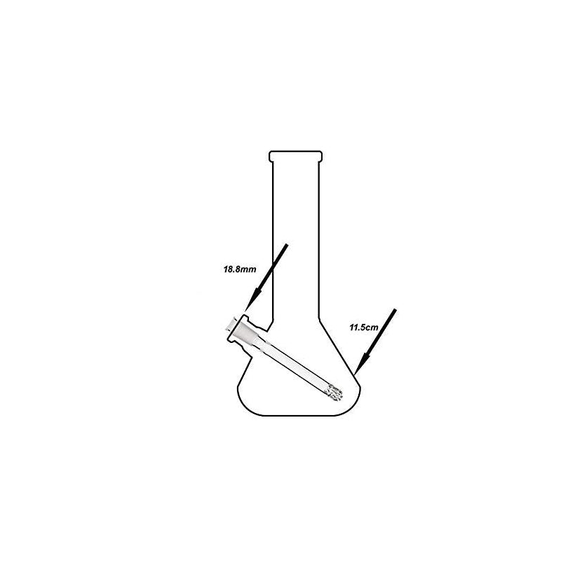 11.5cm Glass Bong Downstem 18.8mm/14.4mm