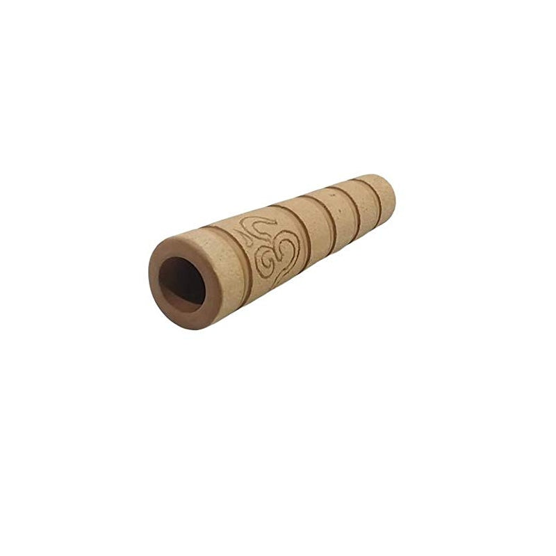 Moksha 4 inch clay smoking chillum pipe (assorted) - 2pc set