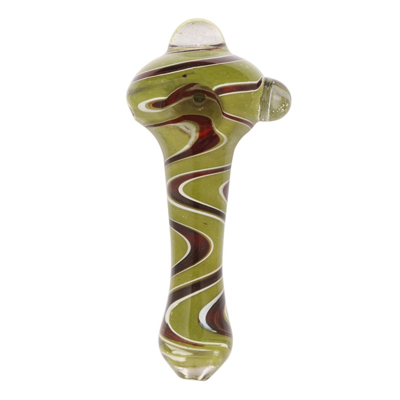 Moksha 4 inch zigzag glass pipe