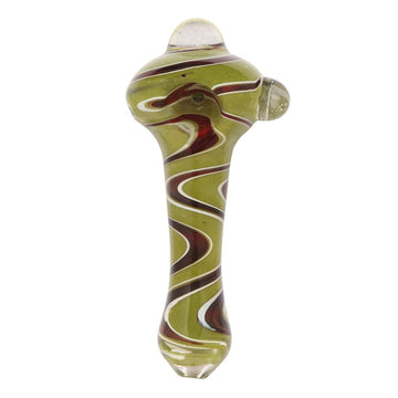 Moksha 4 inch zigzag glass pipe