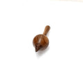Handmade wooden tobacco pipe brown