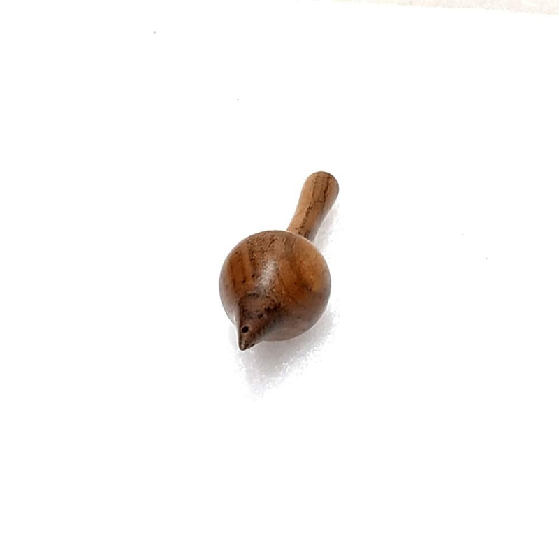 Handmade wooden tobacco pipe brown