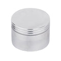 Moksha 63mm 4-Part Silver Metal Herb Grinder with Honey Dust Filter Moksha Bongs