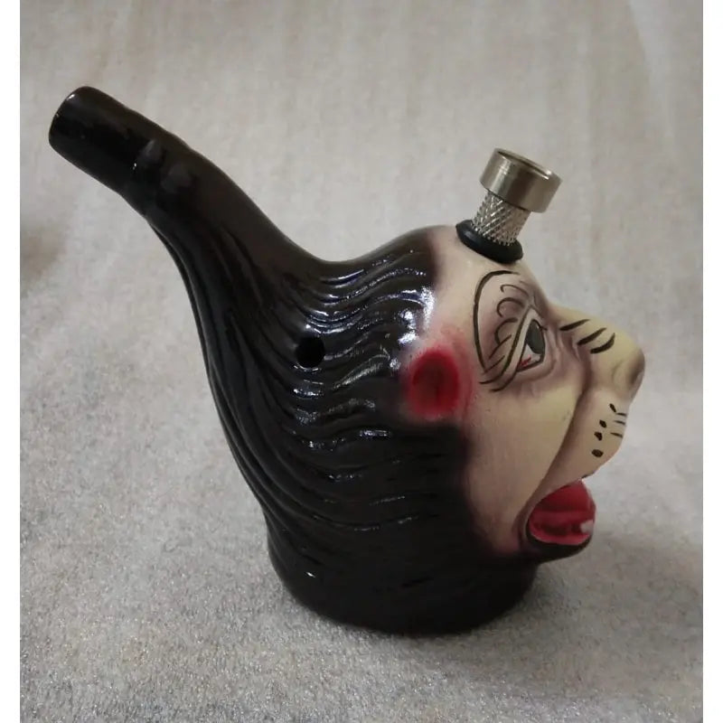 Lion Face Mini Hookah Bong
Handcrafted Ceramic Smoking Pipe