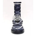 moksha 5 inch mini black glass bong