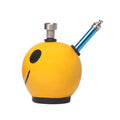 fun design water bong
yellow ceramic smiley bong