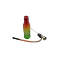 colorful rasta acrylic mini bong