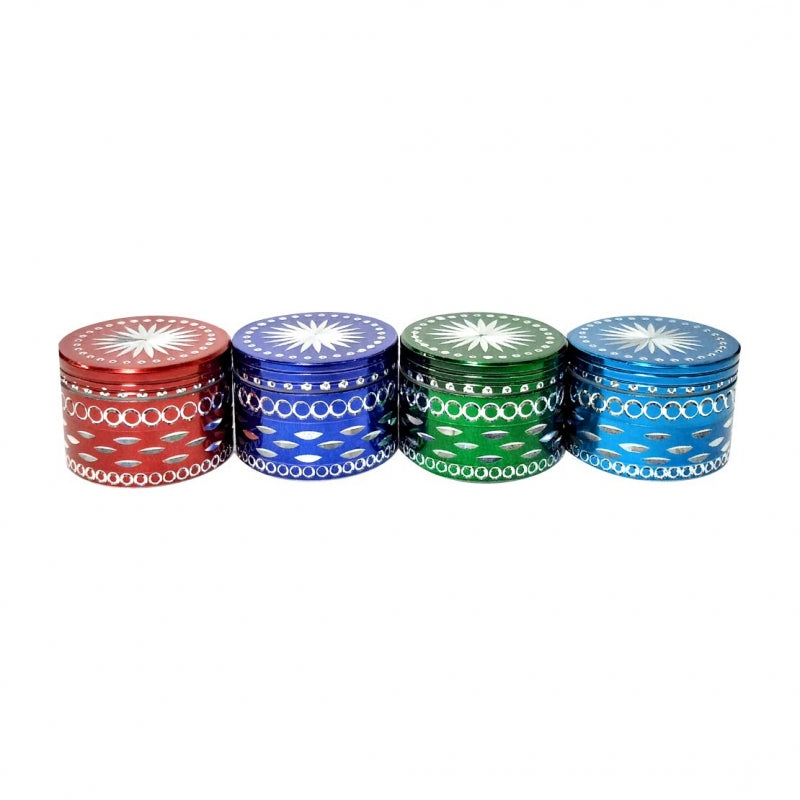 Herb grinder with honey dust filter