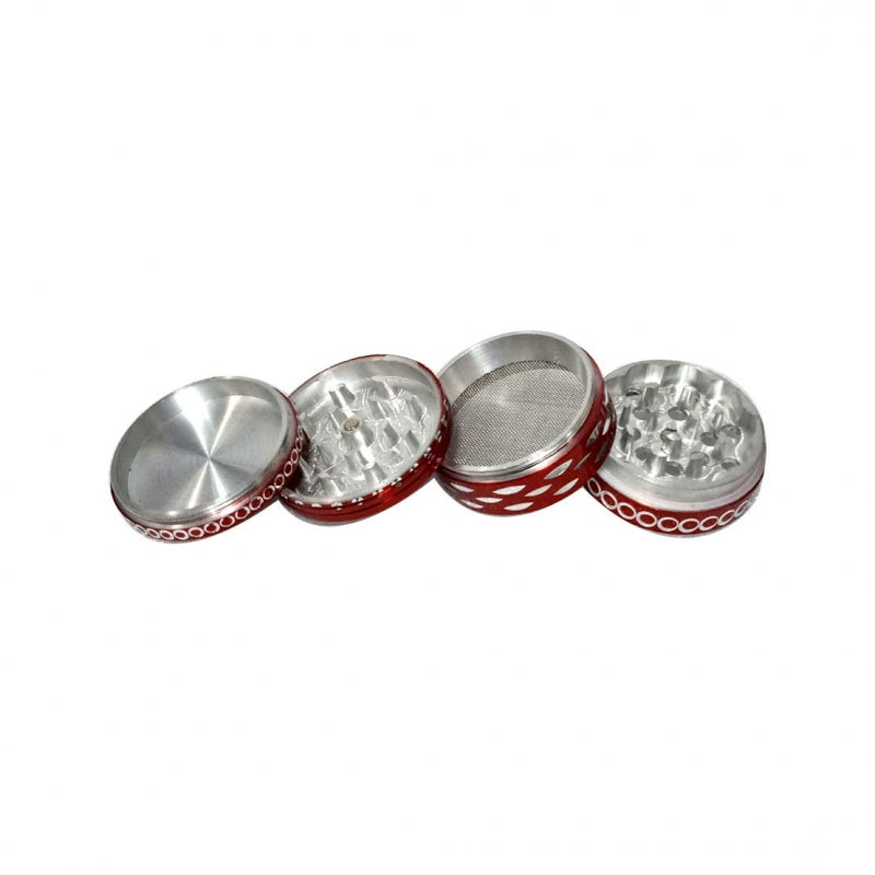 Diamond teeth tobacco grinder