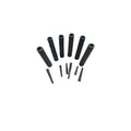 Moksha 6 Inch Black Clay Chillum Pipe | Traditional Smoking Chillum Moksha Bongs