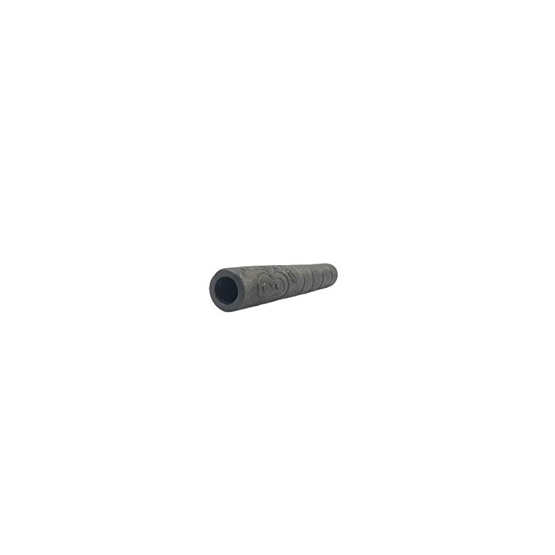 Moksha 6 inch clay smoking chillum pipe (black)- 1 pc
