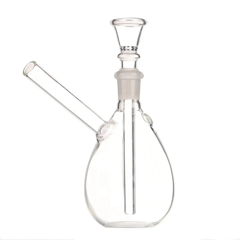 moksha 6 inch mini glass bong clear
