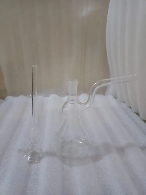 moksha 6 inch mini glass bong clear