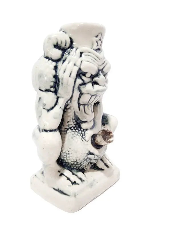 Moksha ceramic waterpipeUnique ceramic herb bong