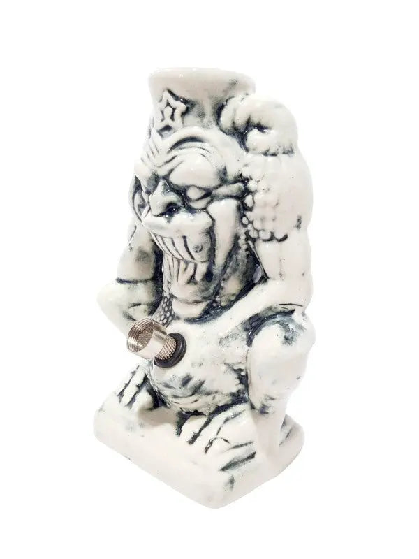 Ceramic smoking pipe devil design
Handmade devil hookah bong