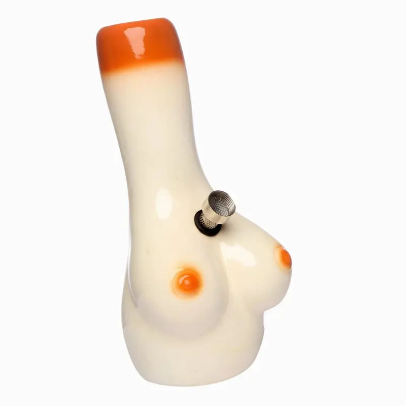Half lady design bong