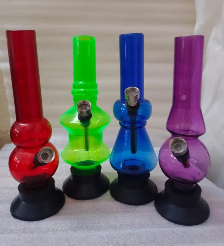assorted design small acrylic bong