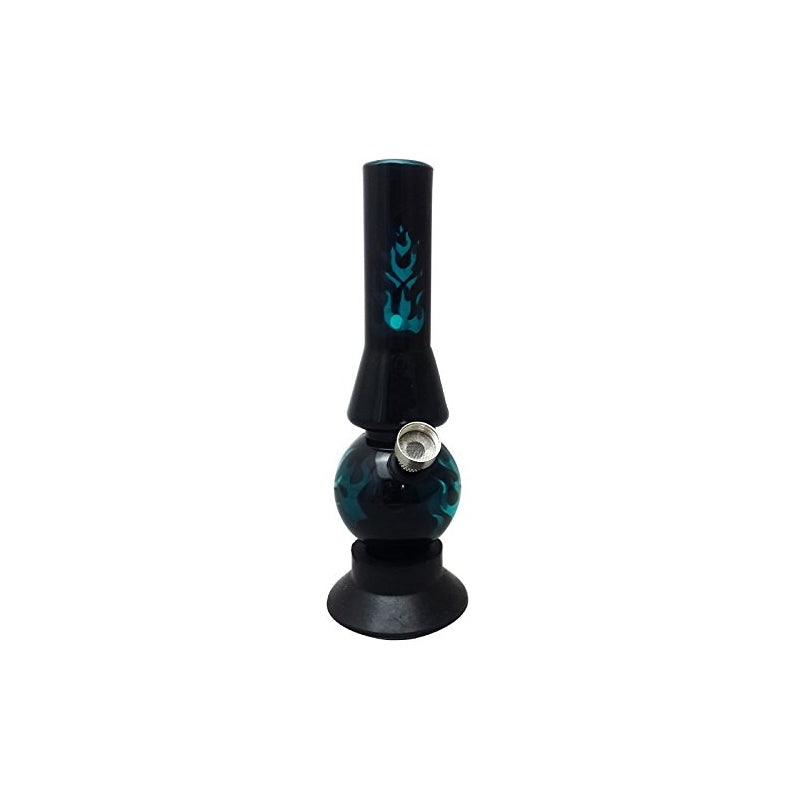 Moksha 8 inch acrylic mini smoking bong.