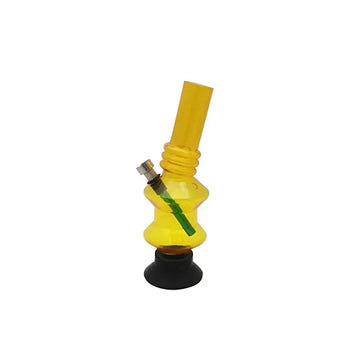 moksha 8 inch acrylic yellow bong