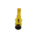 transparent yellow mini waterpipe