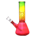 Moksha 8 inch Rasta glass percolator bong