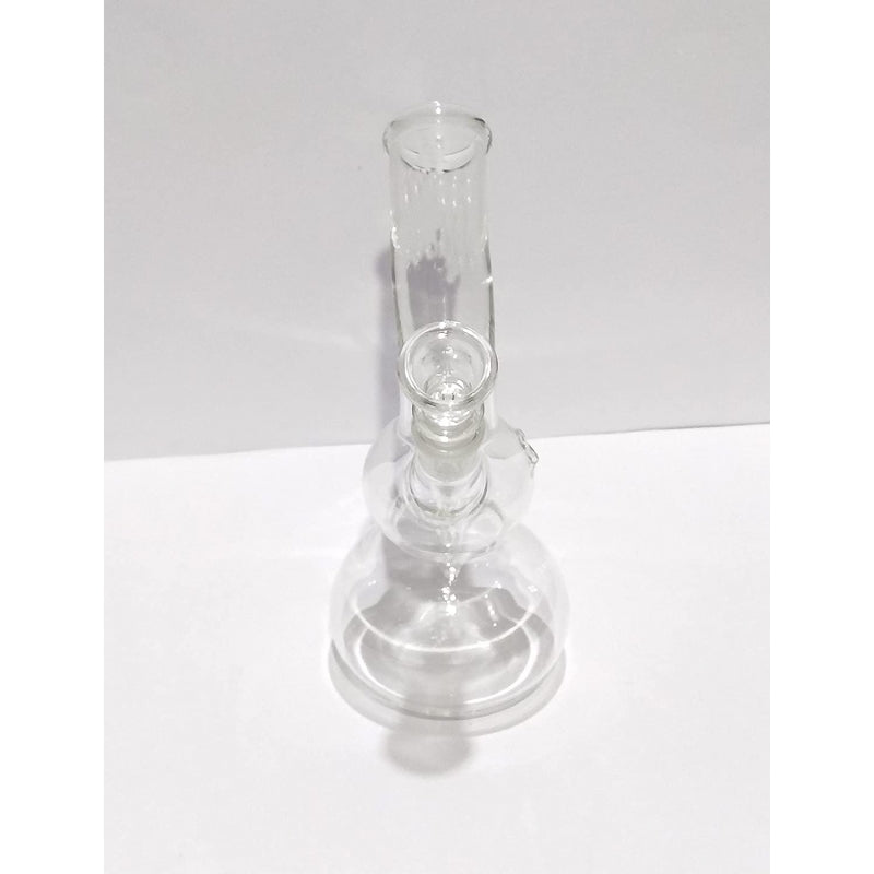 Moksha 8 inch glass smoking bong with shooter