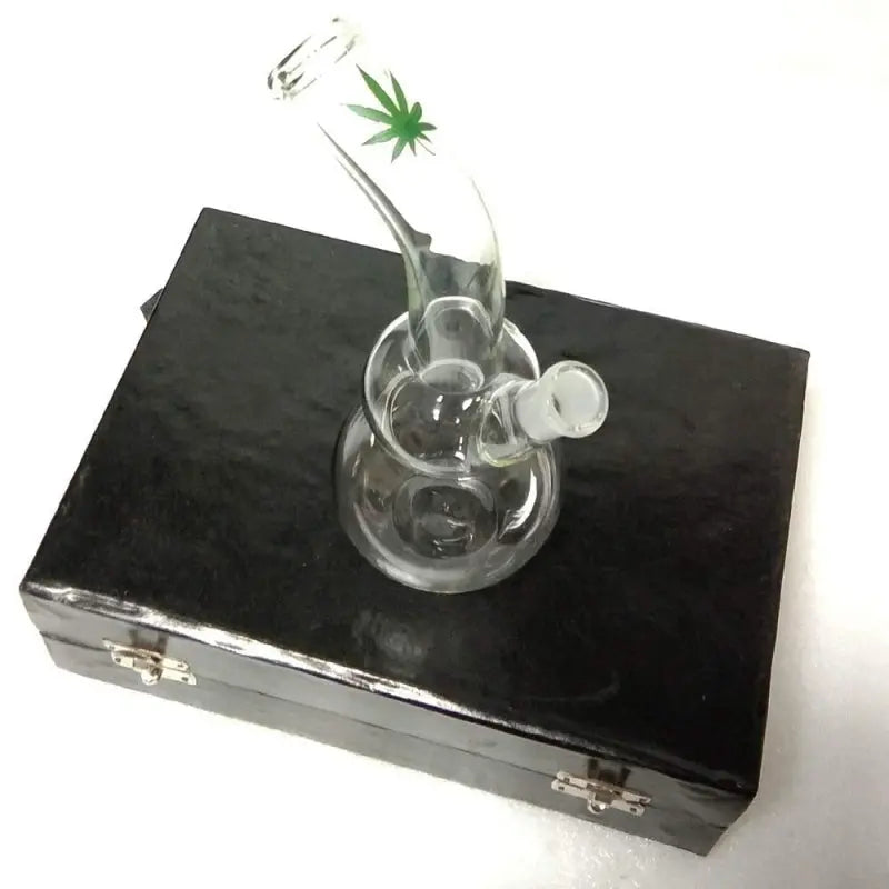 moksha 8 inch glass bong in box