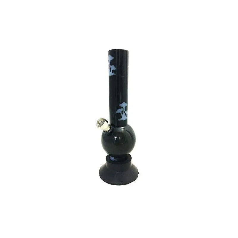 moksha 8 inch mushroom print acrylic bong
