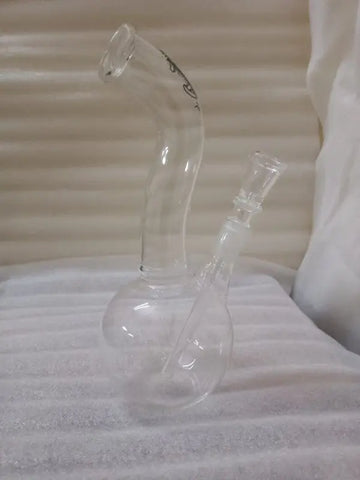 moksha 8 inch glass bong clear