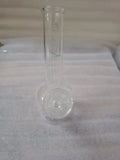 transparent single bulb bong 20cm
