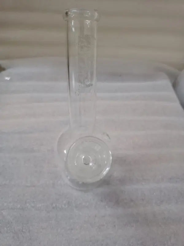 transparent single bulb bong 20cm