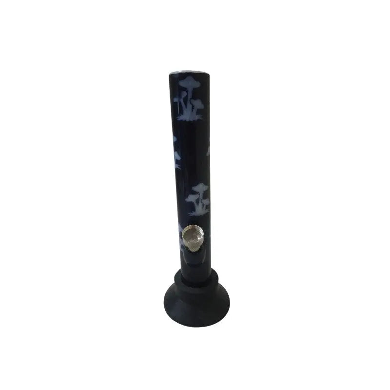 mushroom printed mini water bong