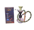 Moksha compact glass hookah green