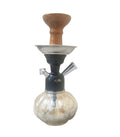 Compact orange shisha with ceramic chillum