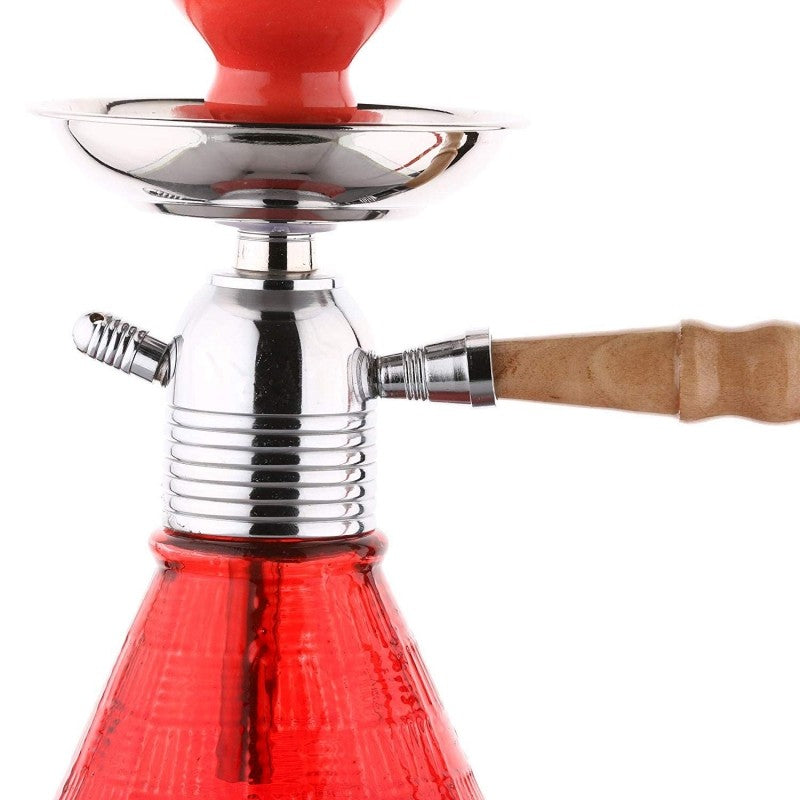 Compact hookah with ceramic bowl