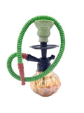 Moksha 9 inch green pumpkin glass hookah