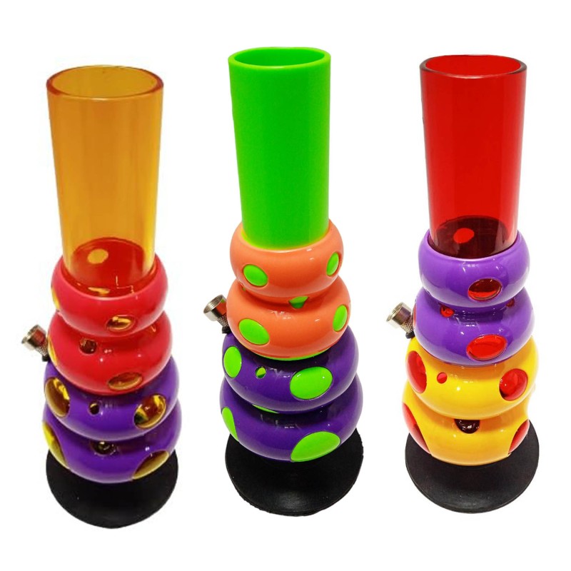 Acrylic waterpipe bong 30cm
Vibrant acrylic bong by Moksha