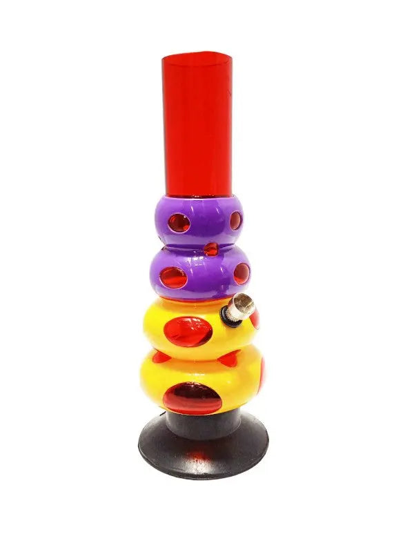 Acrylic multi-chamber waterpipe
12 inch Moksha hookah bong