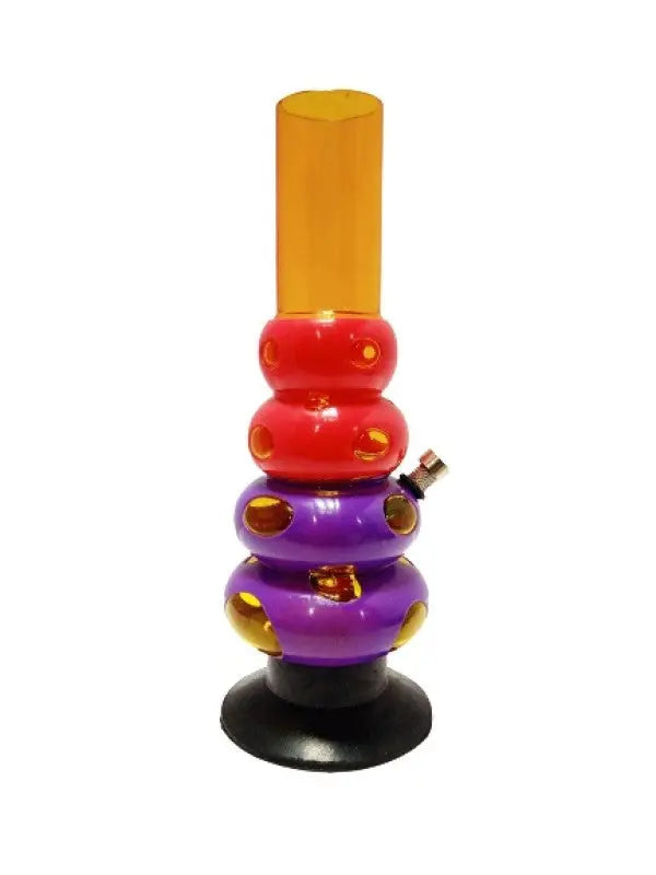 Moksha 4-bulb acrylic water bong
Transparent yellow waterpipe