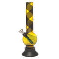 moksha 8 inch rasta green acrylic mini bong