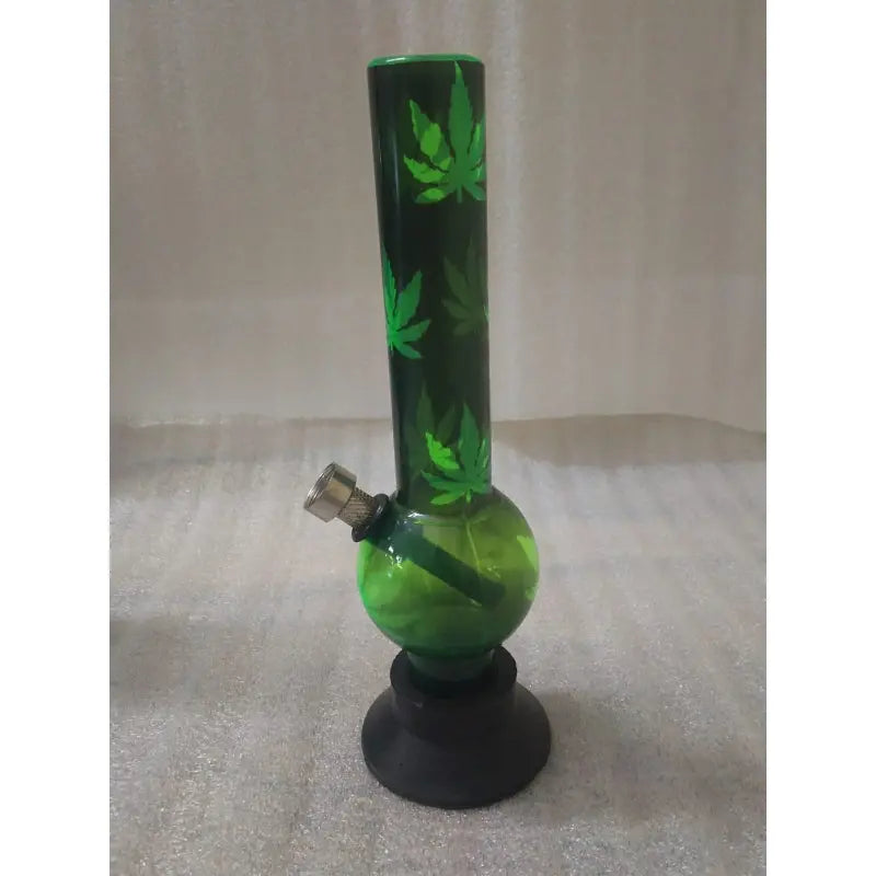 moksha 8 inch rasta acrylic bong