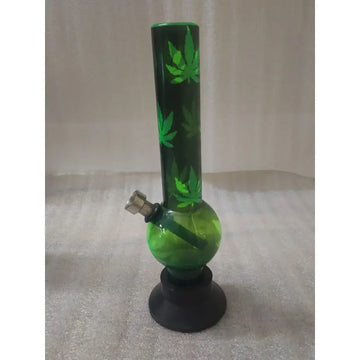 moksha 8 inch rasta acrylic bong