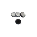 42mm black metal herb grinder with honey dust filter