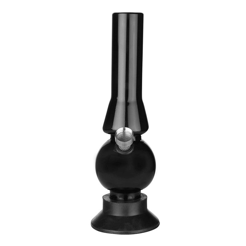 8 Inch Bong Combo – Acrylic Bong + Shooters, Grommets & Screens Moksha Bongs