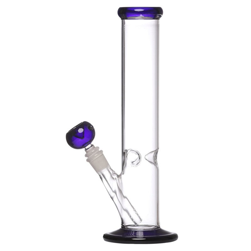 Moksha Deal! 12" Glass Ice Bong (30cm, Blue) & 4-Piece Glass Bowl Set (14.4mm, Blue) Moksha Bongs